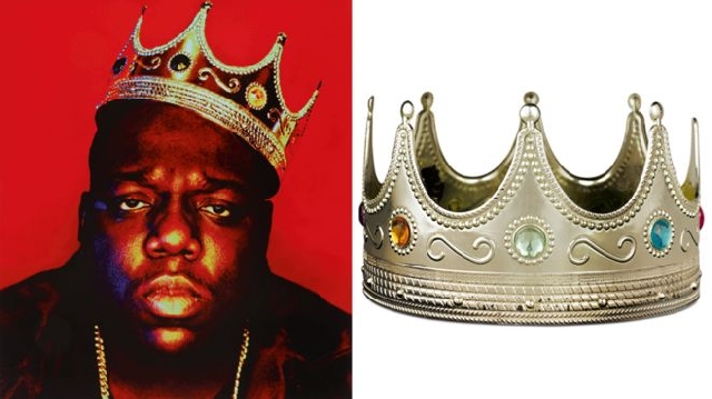 Notorious B.I.G and his crown