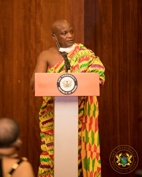 President of the National House of Chiefs Togbe Afede