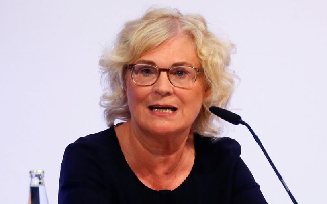 German Justice Minister Christine Lambrecht