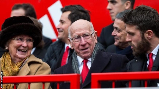 Sir Bobby Charlton regularly attended matches at Old Trafford